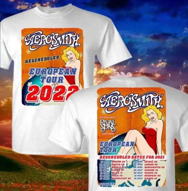 Aerosmith Music Summer World Tour 2022 Shirt