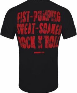 Airbourne Fist Pumping Men's Black T-Shirt 1 Airbourne Fist Pumping Mens Black T Shirt 2