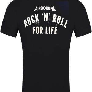 Airbourne R ‘n’ R Boneshaker Men’s Black T-Shirt