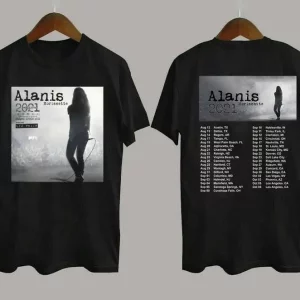 Alanis Morissette Celebrates 25 Years of Jagged Little Pill Tour 2021 Shirt