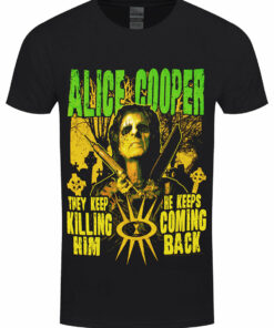 Alice Cooper Graveyard Mens Black T Shirt 1