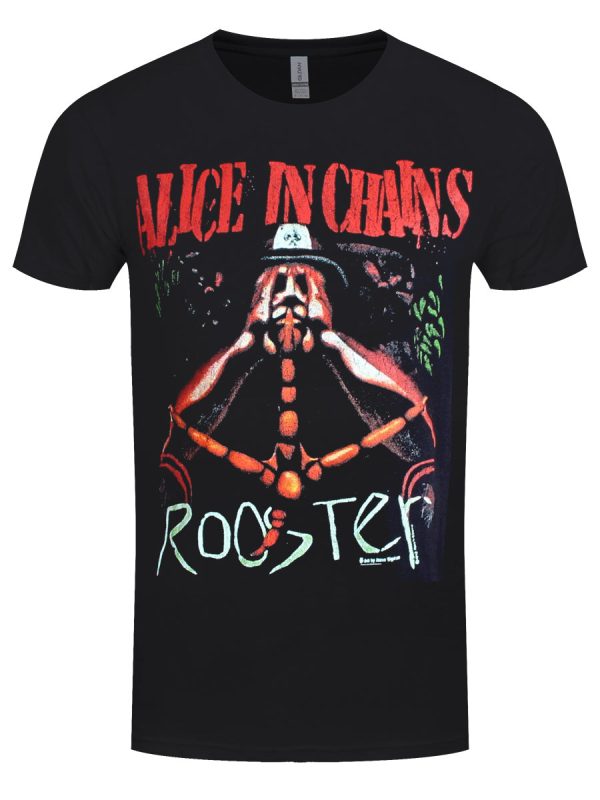 Alice In Chains Rooster Men’s Black T-Shirt