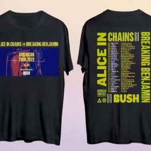 Alice in Chain &amp Breaking Benjamin Tour 2022 Shirt