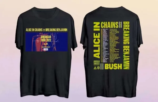 Alice in Chain &amp Breaking Benjamin Tour 2022 Shirt