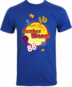 And Thats Numberwang! Mens Blue T Shirt 1