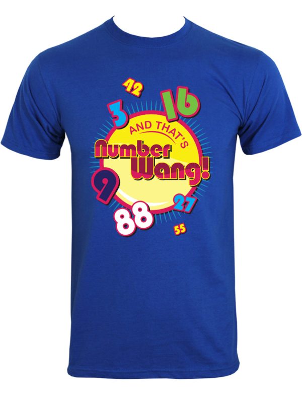 And That’s Numberwang! Men’s Blue T-Shirt
