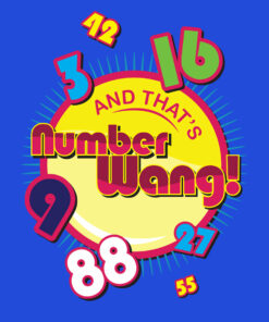 And Thats Numberwang! Mens Blue T Shirt 3