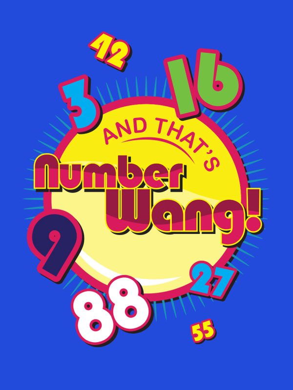 And That’s Numberwang! Men’s Blue T-Shirt