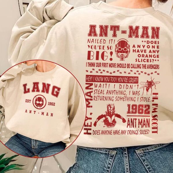 Ant-man Movie, Scott Lang Quantumania Double Sides shirt