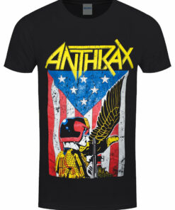 Anthrax Dread Eagle Mens Black T Shirt 1