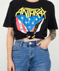 Anthrax Dread Eagle Mens Black T Shirt 3