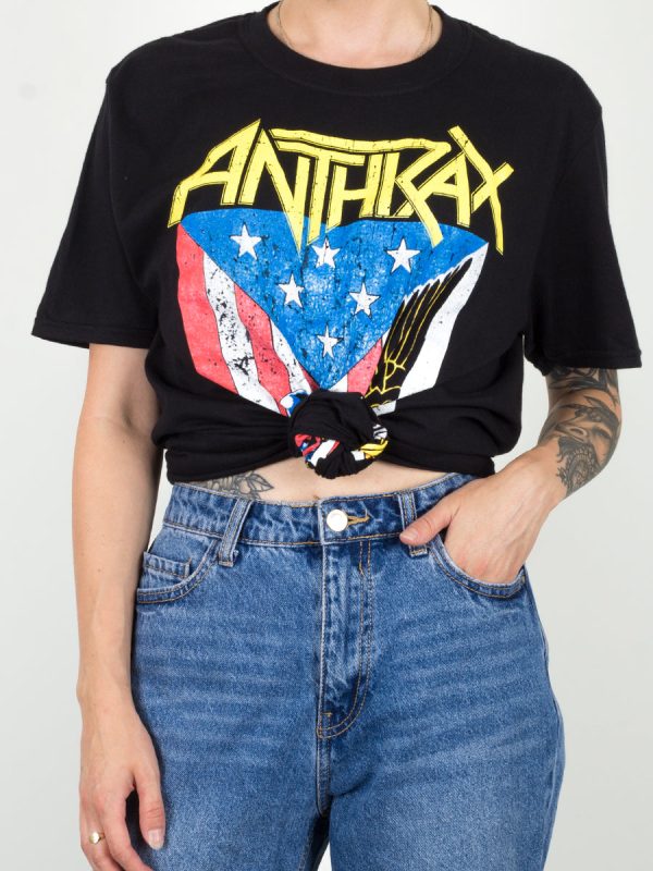 Anthrax Dread Eagle Men’s Black T-Shirt