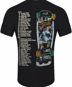Anthrax Spreading Skater Motman Vintage Mens Black T Shirt 2