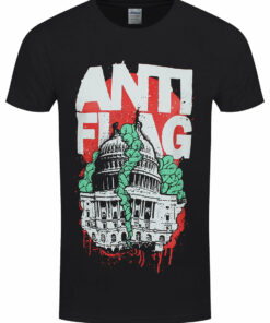 Anti Flag Washington DC Mens Black T Shirt 1