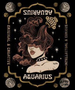 Aquarius Zodiac T shirt 1