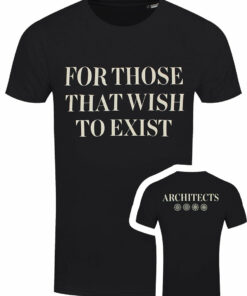 Architects FTTWTE Text Mens Black Organic Fiartrade T Shirt 1