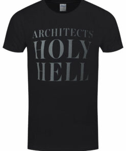 Architects Holy Hell Stacked Mens Black T Shirt 1