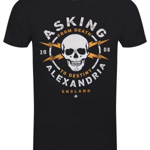 Asking Alexandria Danger Mens Black T Shirt 1