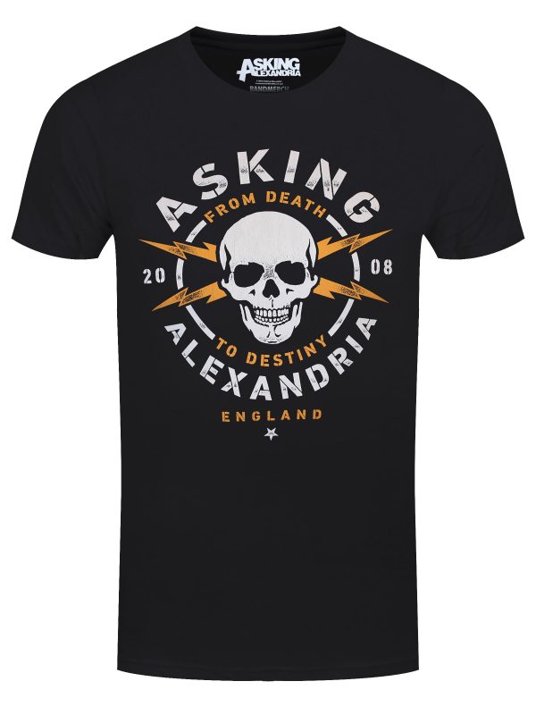 Asking Alexandria Danger Men’s Black T-Shirt