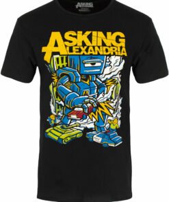 Asking Alexandria Killer Robot Mens Black T Shirt 1