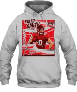 Atlanta Football Keith Smith 40 comic shirt 5