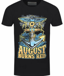 August Burns Red Dove Anchor Mens Black T Shirt 1