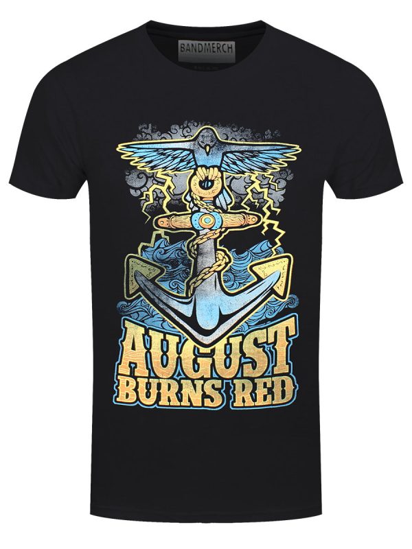 August Burns Red Dove Anchor Men’s Black T-Shirt