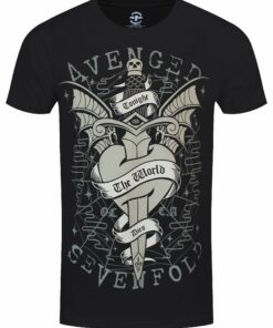 Avenged Sevenfold Cloak and Dagger Mens Black T Shirt 1