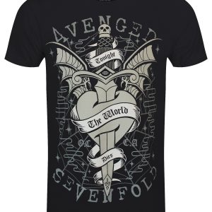 Avenged Sevenfold Cloak and Dagger Mens Black T Shirt 1