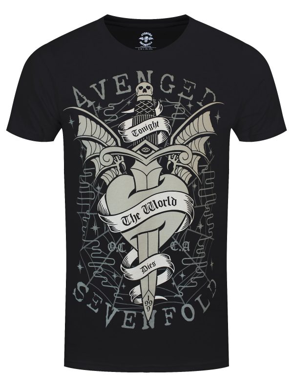 Avenged Sevenfold Cloak and Dagger Men’s Black T-Shirt