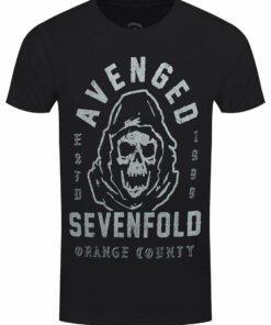 Avenged Sevenfold So Grim Orange County Mens Black T Shirt 1