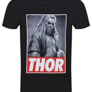 Avengers Endgame Thor Photo Men’s Black T-Shirt