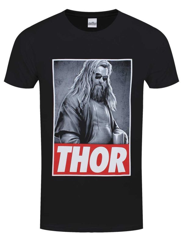 Avengers Endgame Thor Photo Men’s Black T-Shirt