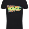 Back To The Future Logo Men’s Black T-Shirt
