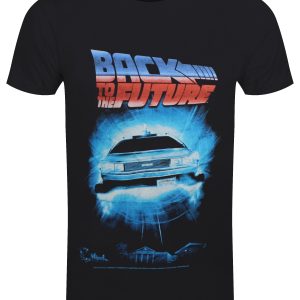 Back To The Future Portal Men’s Black T-Shirt