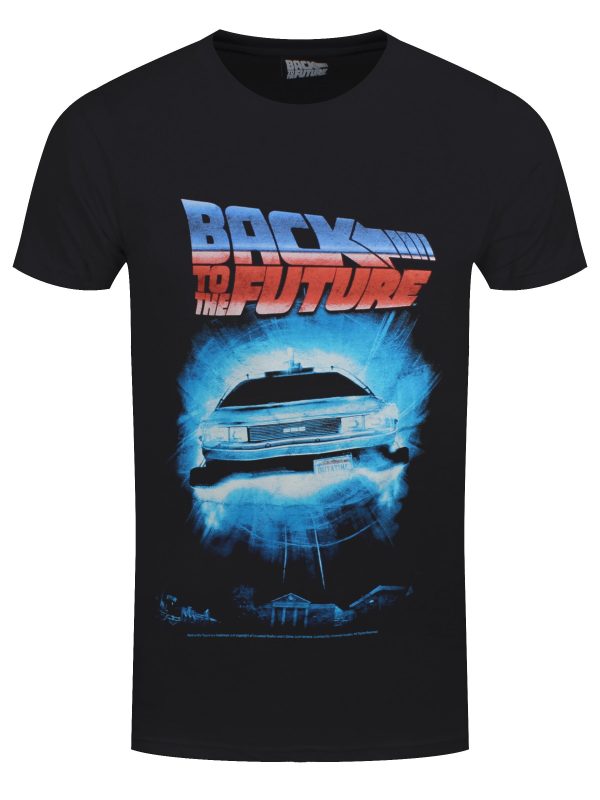 Back To The Future Portal Men’s Black T-Shirt