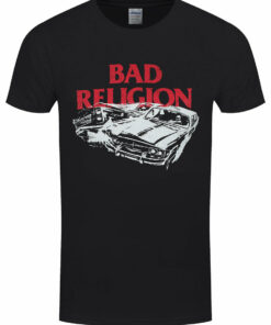 Bad Religion Car Crash Mens Black T Shirt 1