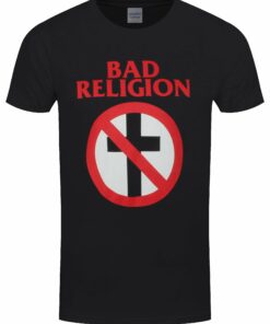 Bad Religion Classic Buster Cross Mens Black T Shirt 1