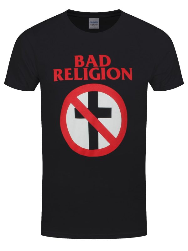 Bad Religion Classic Buster Cross Men’s Black T-Shirt