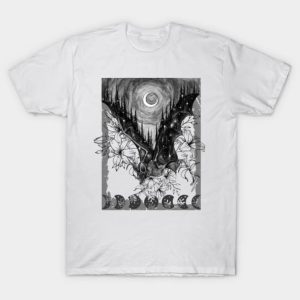 Bat moonlight vintage 2023 Halloween T-Shirt