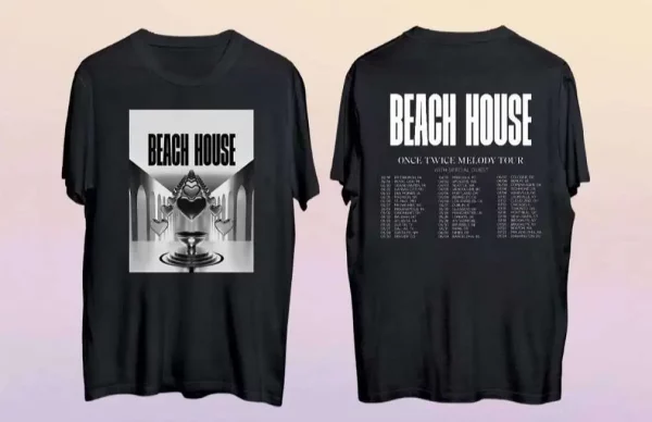 Beach House Once Twice Melody Tour 2022 Shirt