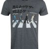 Beatles Abbey Road Japanese Men’s Heather Grey T-Shirt