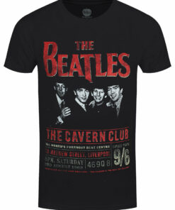 Beatles Cavern 63 Mens Black 100 Recycled Eco T Shirt 1