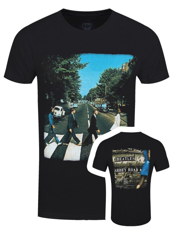 Beatles Vintage Abbey Road Men’s Black T-Shirt