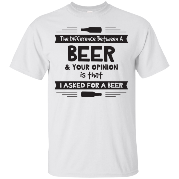 Beer Opinion Black Version T-Shirt