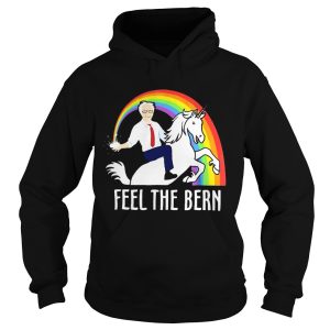 Bernie Sanders riding Unicorn feel the bern shirt 2