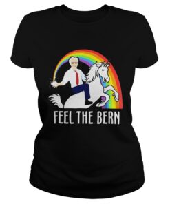 Bernie Sanders riding Unicorn feel the bern shirt 3