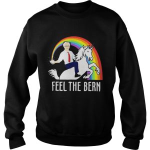 Bernie Sanders riding Unicorn feel the bern shirt 4