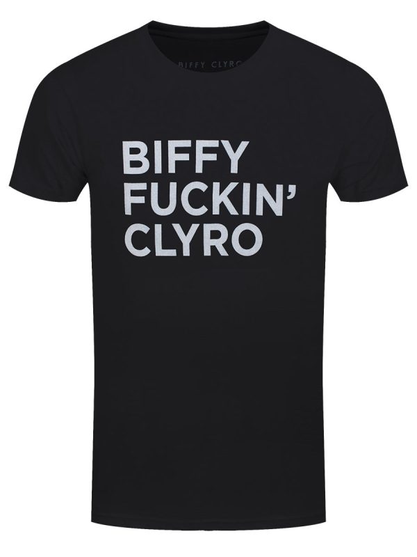 Biffy Clyro Biffy F’ing Clyro Men’s Black T-Shirt