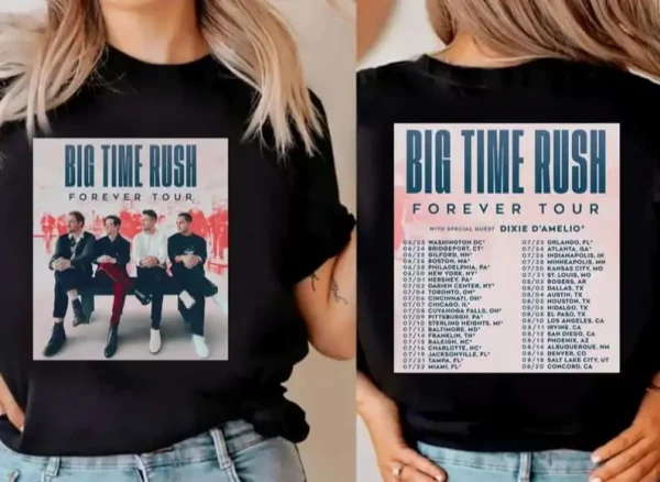 Big Time Rush Forever Tour 2022 Shirt